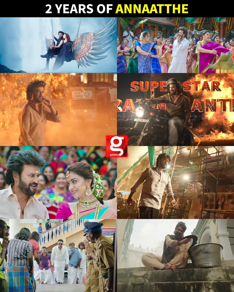 galattadotcom's tweet photo. 2 Years Of #Annaatthe 🔥

@rajinikanth @KeerthyOfficial @immancomposer @directorsiva #Siva #SuperstarRajinikanth #Superstar #Rajinikanth #KeerthySuresh #Nayanthara #Soori #Meena #Kushboo #2YearsOfAnnaatthe #Imman #Galatta https://t.co/z1qeRcj4pY