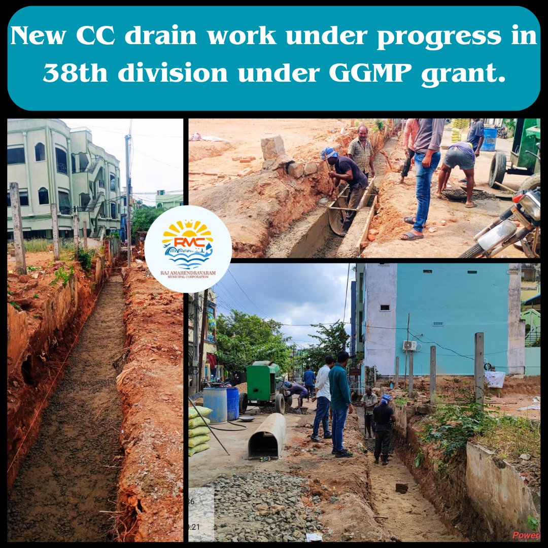 New CC drain work under progress at satyam rice shop in 38th division under GGMP grant.
#drain #workinprogress #ggmp #rmc