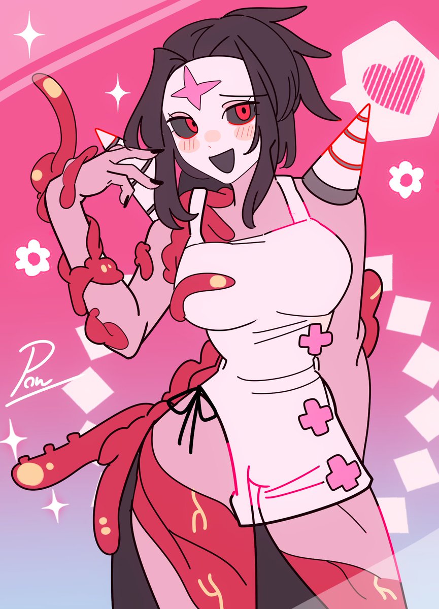 「^^ 」|🔪水鉄砲_mizu✂️のイラスト