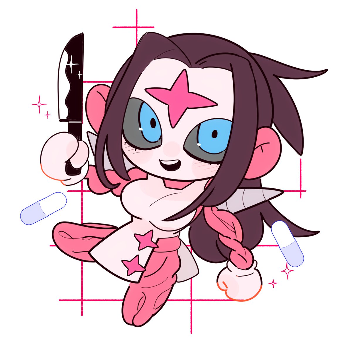 「^^ 」|🔪水鉄砲_mizu✂️のイラスト