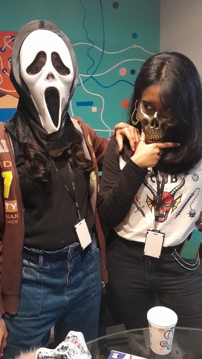 MadStreetDen's tweet photo. What are some of your festive season traditions?

At MSD, we combine our two favourite holidays into one big, MAD party!

Here are our highlights from Spooky Pataaka 3.0! 👻🪔 https://t.co/TqIwXg2itD
