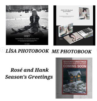 #ROSÉ Season's Greetings is the first and only solo project she has done this year. Blinks are dissapoint and questioning why only ROSÉ is receiving it. 

It's a gift from ROSÉ, as she has always been generous like this. She has even released a Christmas song before. Ctto photos.