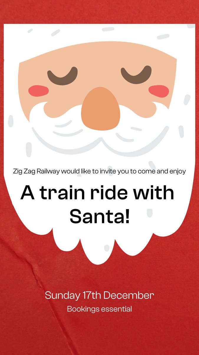 Join us to celebrate our first Christmas back on the tracks with A ride with Santa!
Join us for a trip on our iconic railway, take a photo with Santa &amp; get a small gift for the kids. Book
early to avoid disappointment. zigzagrailway.com.au/santa #ARideWithSanta