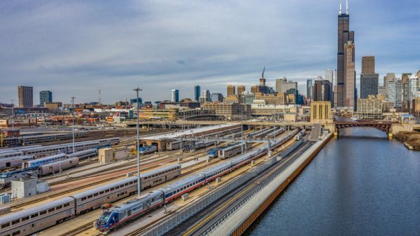 We arrived         - SAVEATRAIN.COM #northamerica #trains #chicago #hub #federalfunding #support #upgrades #lake