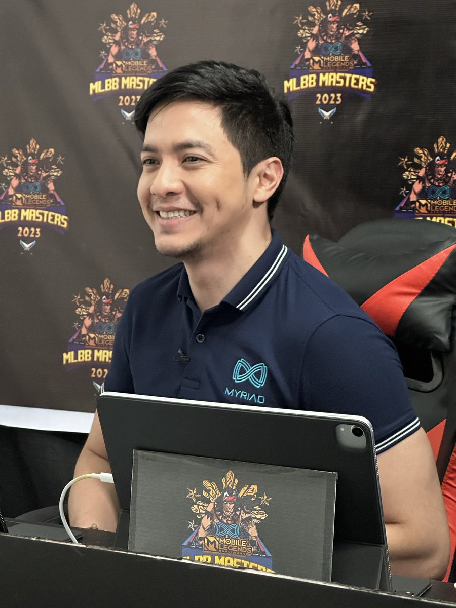 myriad esports ceo alden richards

@aldenrichards02 
#AldenRichards 
 #MyriadxMLBBMastersS1