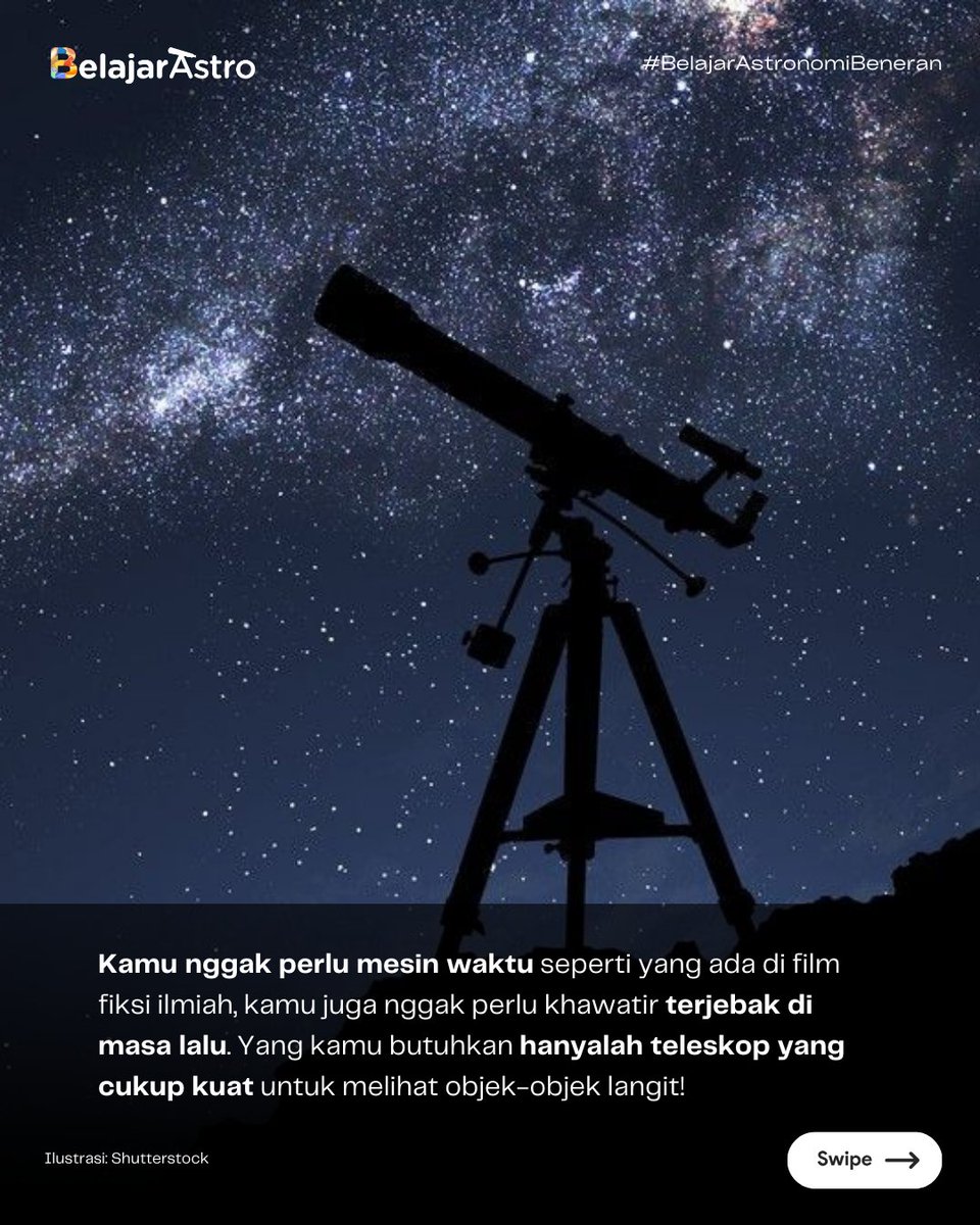 BelajarAstro_id's tweet photo. Tahukah kamu kalau perjalanan waktu itu bisa dilakukan? Sadarkah kamu kalau kamu mungkin juga pernah melakukannya?

-Sebuah utas [1/3]- https://t.co/Xjt7hGxcTL