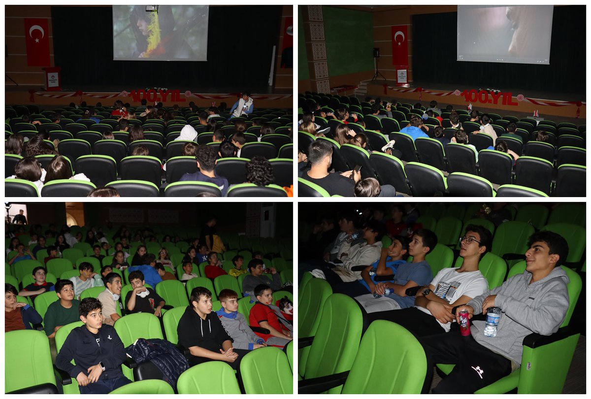 BkNevsehir's tweet photo. Bahçeşehir Koleji Nevşehir Kampüsü ailesi olarak ortaokul öğrencilerimiz ve öğretmenlerimiz ile "Cumhuriyetimizin 100. Yılına 100 Etkinlik" projesi adına bir sinema gecesi gerçekleştirdik.
#bahçeşehirkoleji
@halisuluer https://t.co/T8CeqaLR00
