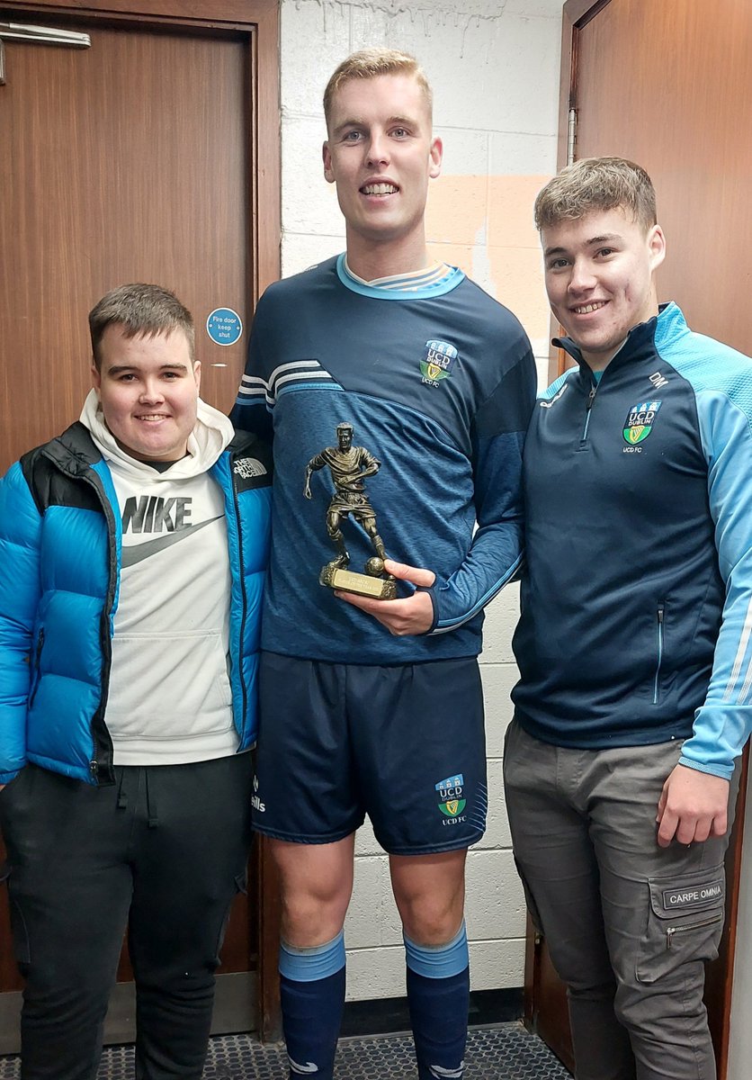 Congratulations to Captain Jack Keaney with UCD AFC Supporters Club Player of the Year award. Another season our Captain gave everything for the club. Thanks for everything since 2019.