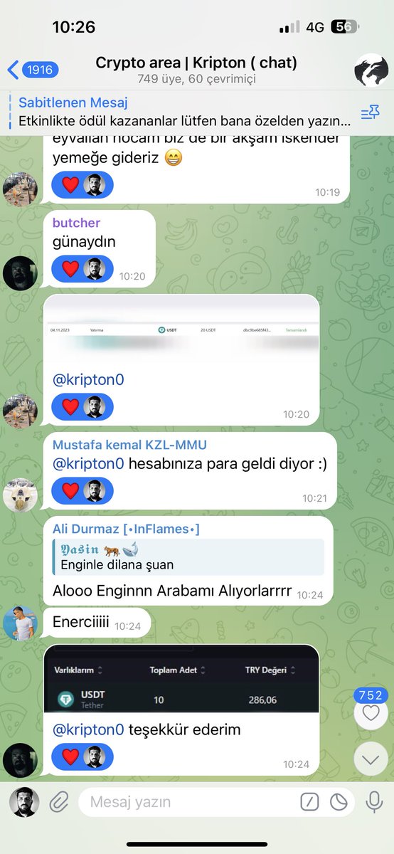 Etkinlik ödülleri hesaplara gönderiliyor. Ödüllü etkinlikler devam edecek. Kazanmak çok basit.  telegrama bekleriz :)

t.me/+pQdiPQ-wZqo0O…