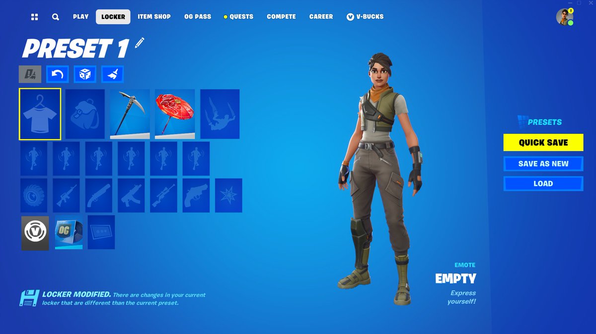 BabaStreams's tweet photo. I was excited to play the new season of @FortniteGame but apparently, my account and all my skins got wiped? sad to see all my skins gone from season 1 😭
@EpicGamesBackup @EpicGames https://t.co/xkjCi5Jixb