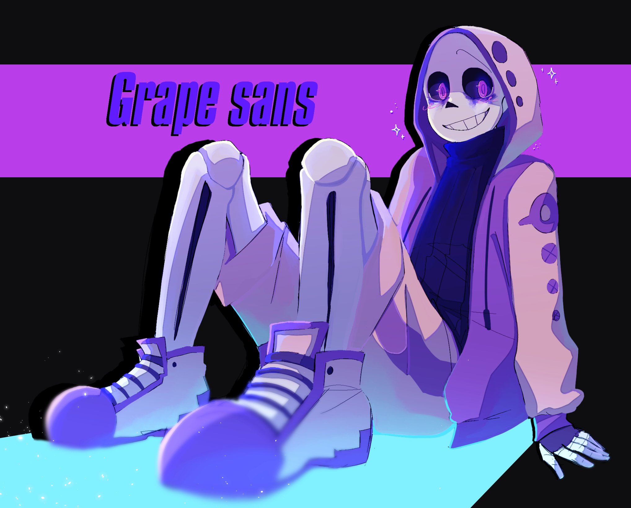 grape sans ( fem  Undertale AUs Amino