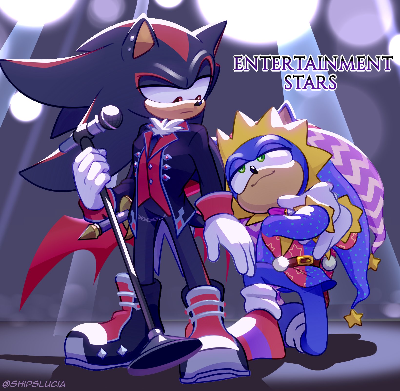 Lucía Ship Art!🇦🇷 on X: HC Sonadow: Shadow likes Sonic's