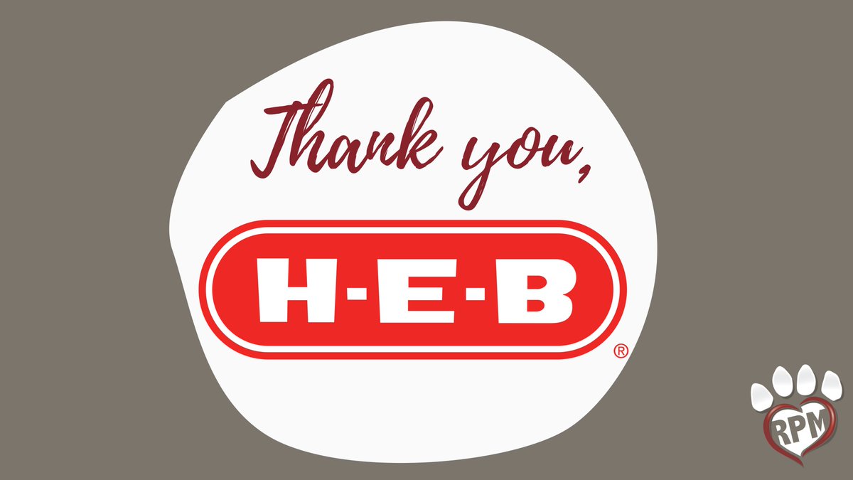 🎉 Big Thanks to @heb for their $2.5k Gift Card Donation! 🙌 This amazing contribution helps us secure essentials like canned pet food, puppy pads, and more, allowing us to save more homeless pets. We're beyond grateful for their generosity and support. 🐾 #HEBHelpingHere