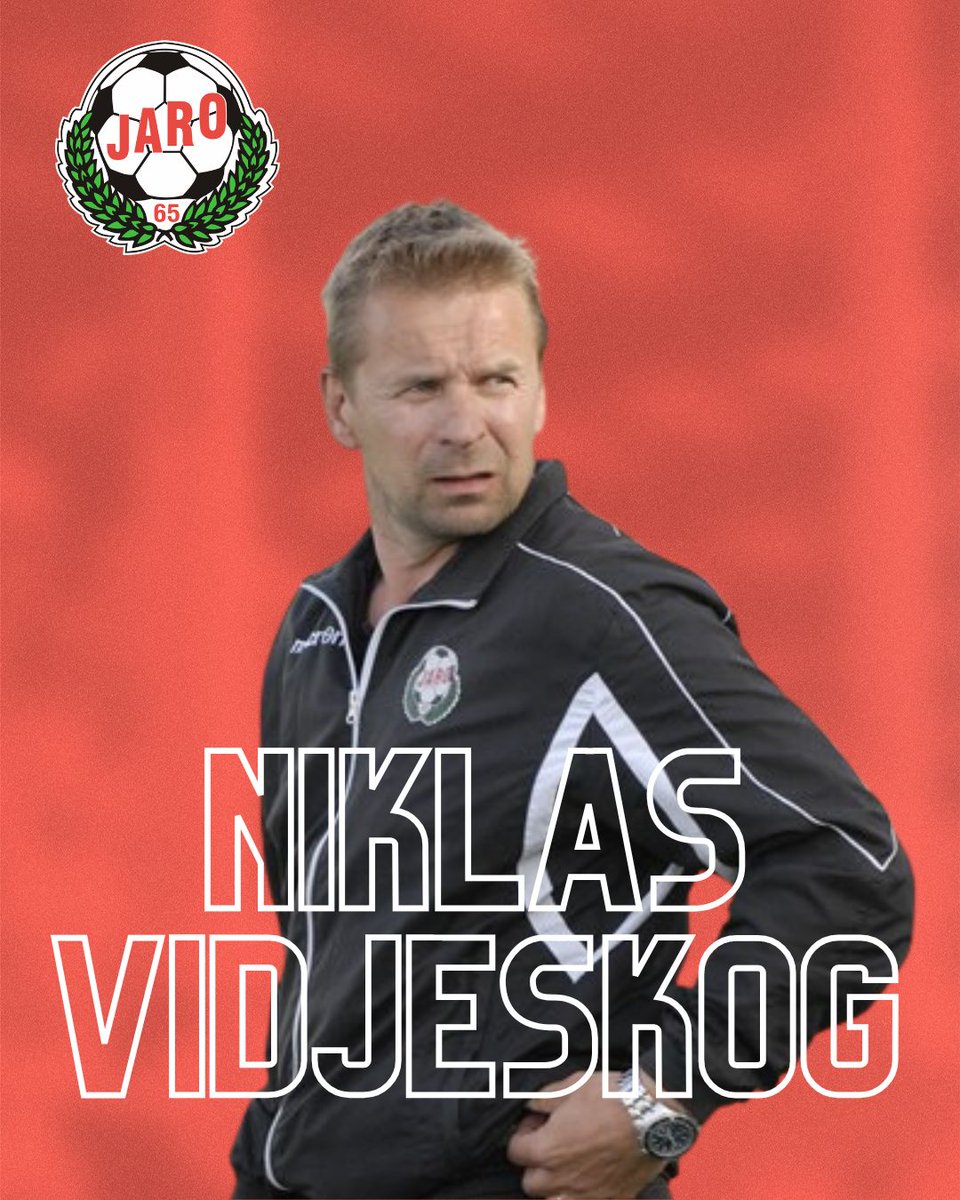 FFJaro's tweet photo. Niklas Vidjeskog ny tränare för FF Jaro! | Niklas Vidjeskog on FF Jaron uusi valmentaja!

Läs mer: | Lue lisää:
https://t.co/sW2PIIBFdY

#ffjaro https://t.co/fd07wZfQ3A