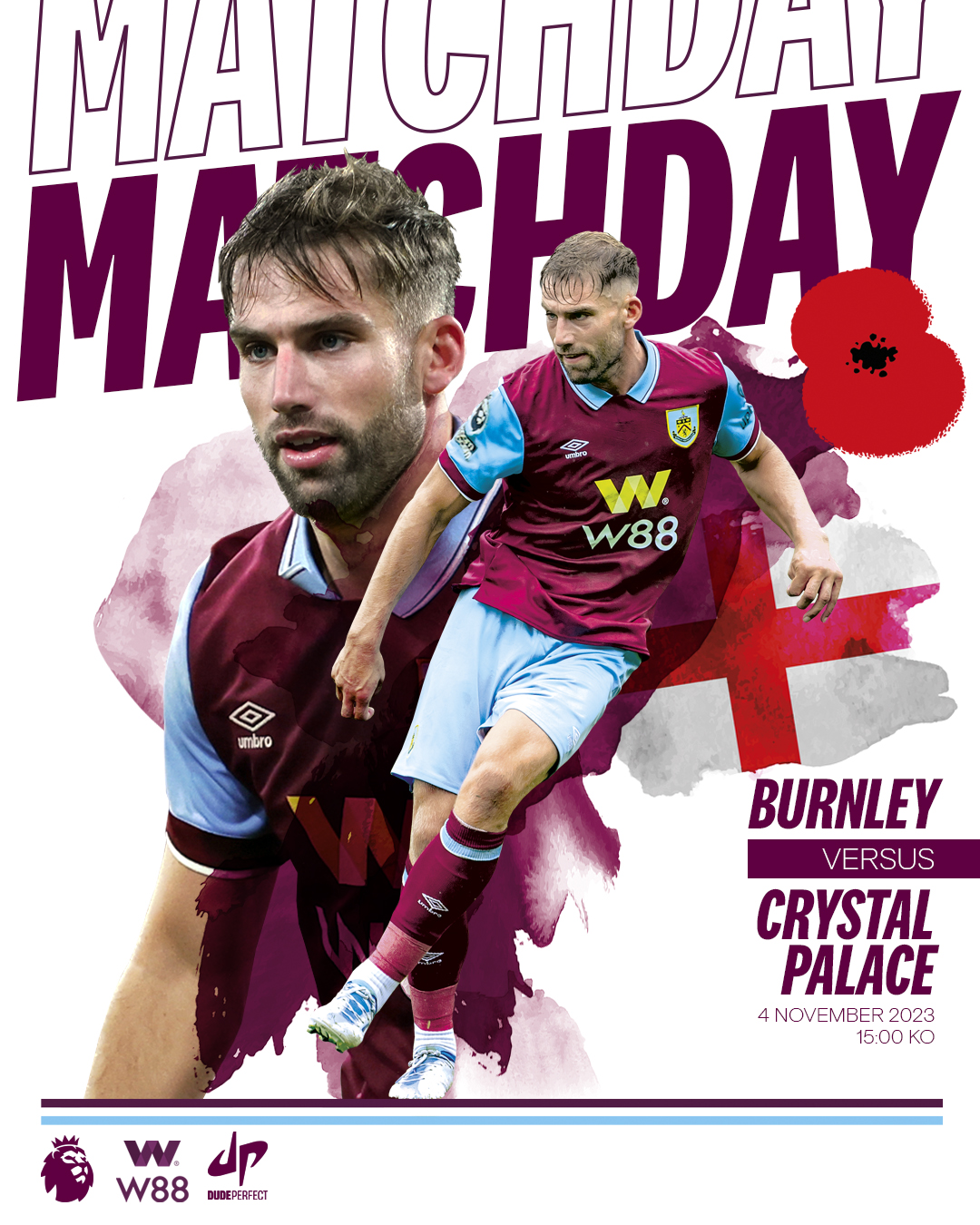 Burnley FC on X: Back home to take on Palace 🏟️   / X