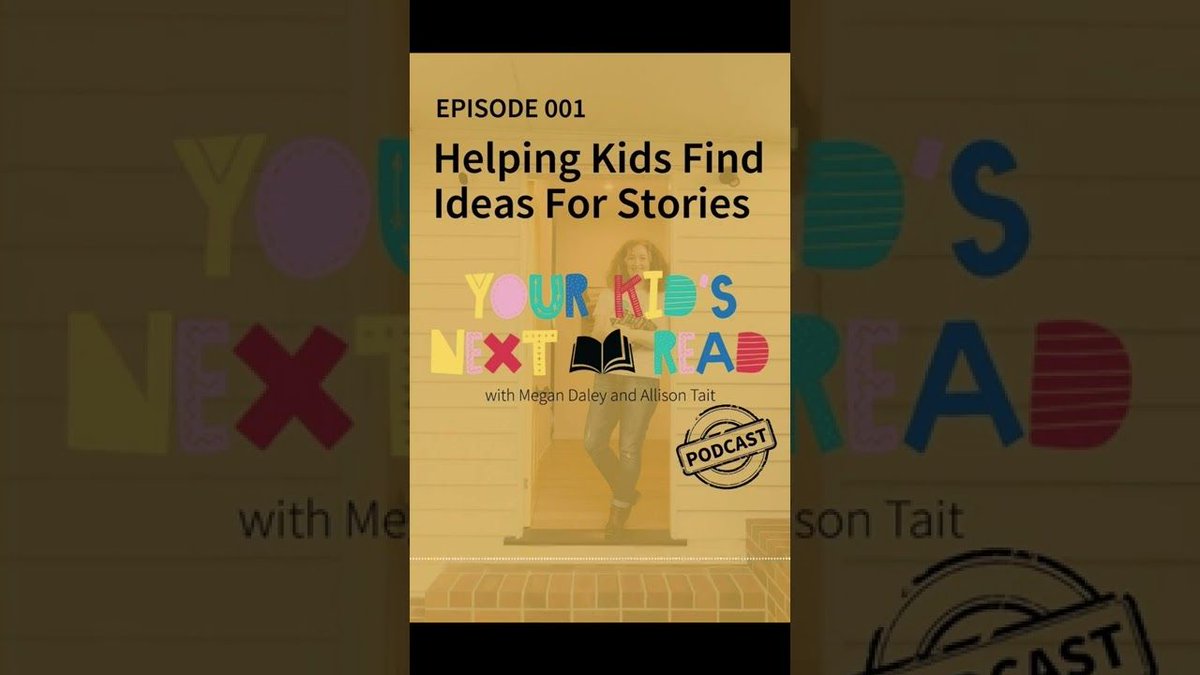 'Where do ideas come from?' It's the number one question that young writers ask me and, in this clip from Your Kid's Next Read podcast, I'm sharing my answer! Find it here: bit.ly/3MbInep