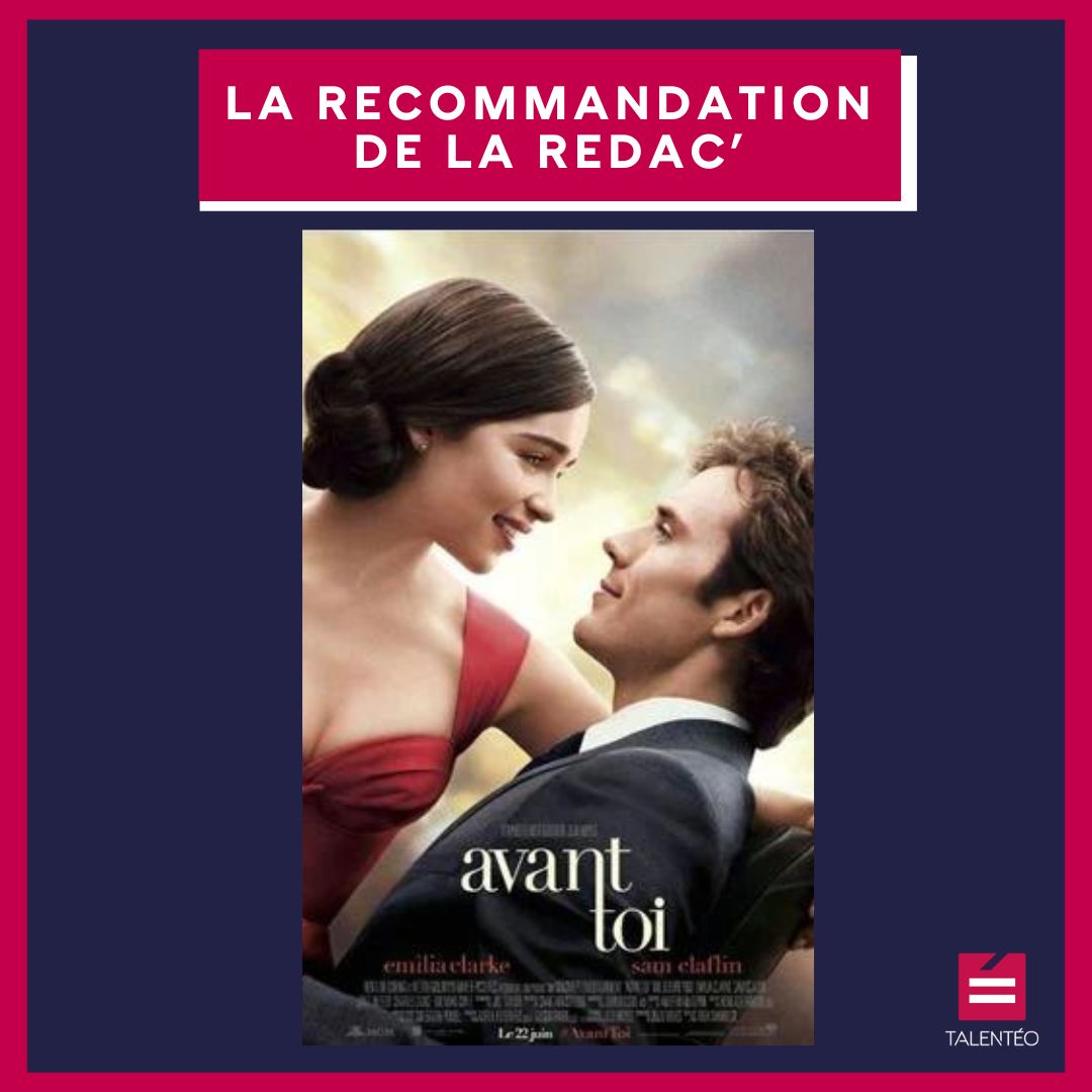 🔎 La #recommandation de la Rédac' - Avant Toi 

Louisa réside dans une paisible ville anglaise où son chemin croise celui de Will, un banquier cynique paralysé. Une histoire qui brise les préjugés sur le handicap en valorisant d’abord l’humain. #AvantToi #Film #HcommeHumain