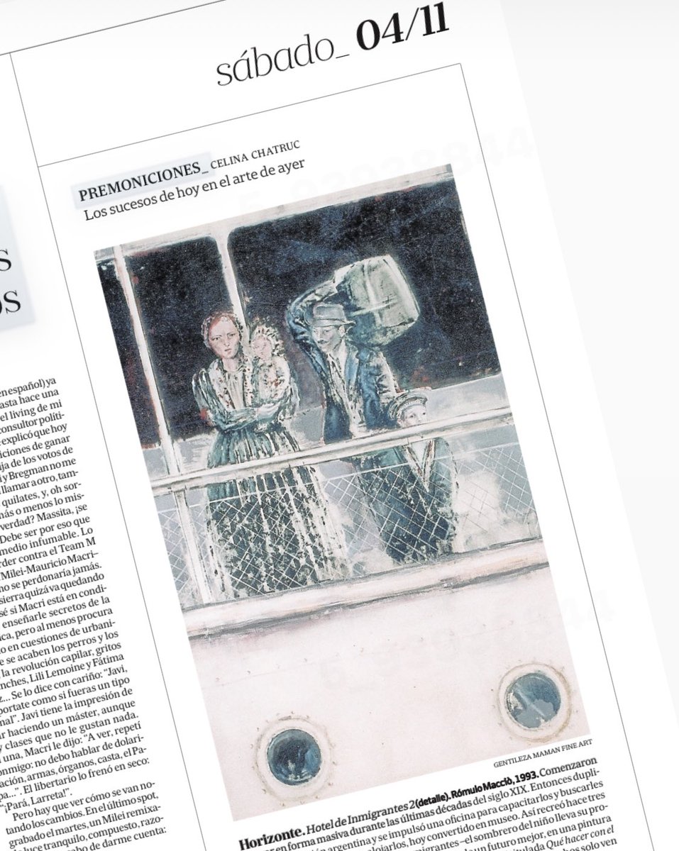 #RómuloMacciò, hoy en #Premoniciones 
📸 <a href="/MamanFineArt/">Maman Fine Art</a> 
#arte #ar