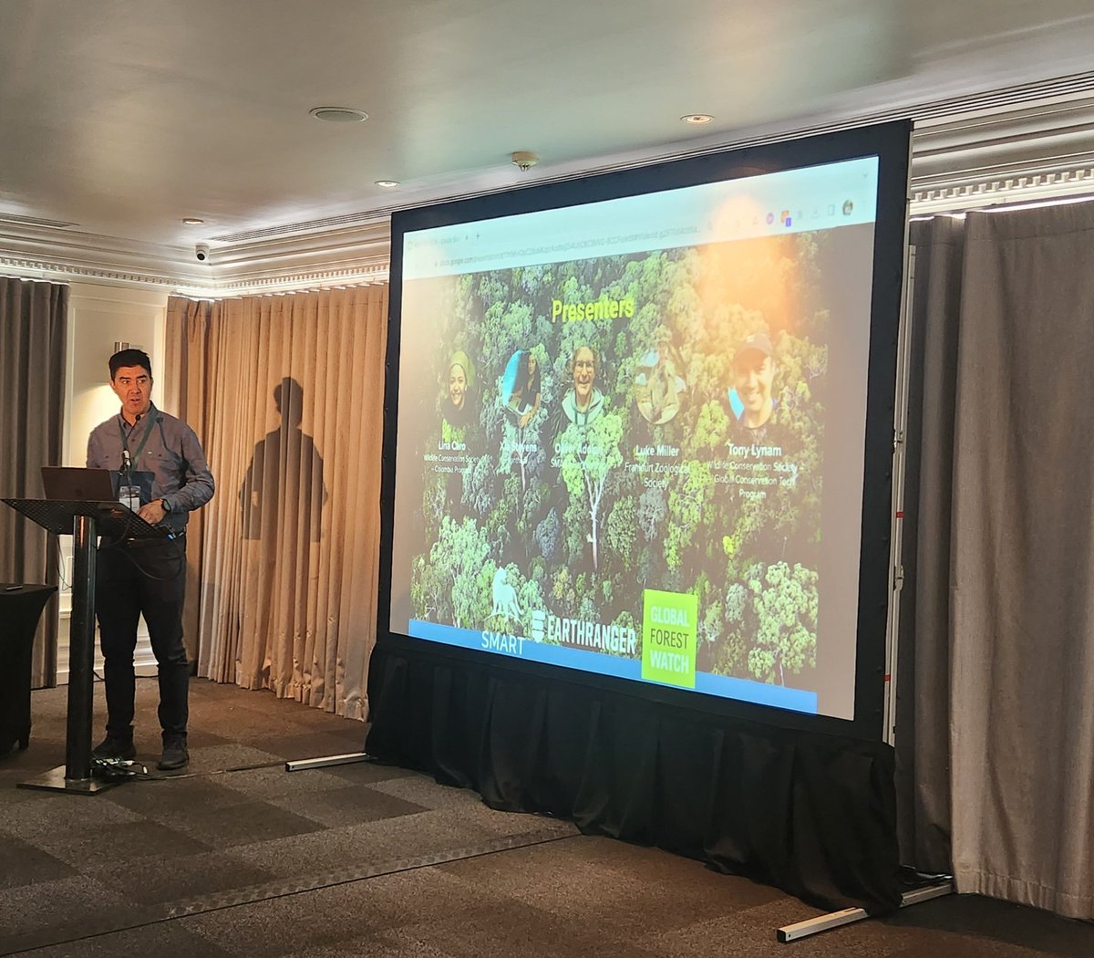 STARTING NOW!
Using SMART, EarthRanger, and Integrated Tech for Conservation, 14:00-15:00 at the Marine Suite

 #ERUC23 #SMART #tech4wildlife