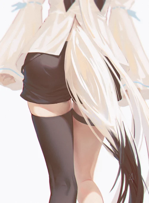 しっぽ  #絵フブキ
