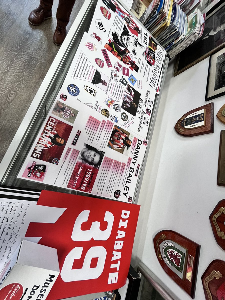 OfficialECFC's tweet photo. Some absolutely fantastic #BlackHistoryMonth displays in @GrecianArchive from our @ECFC_Academy youngsters, documents past and current City players 👏

#ECFC #SemperFidelis https://t.co/1AWU3nDAYA