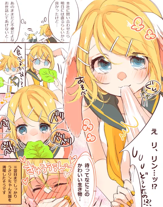 朝起きたら🐰になっていたりんちゃん 