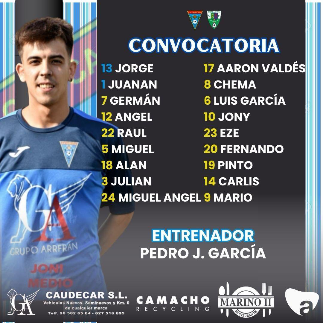 👉🏻Estos son los 18 elegidos por el Cuerpo Técnico para el importantisimo partido de hoy contra el Socuellamos B. 

🔥Vamos chicos con todo! #hastaLaVictoriaSiempre