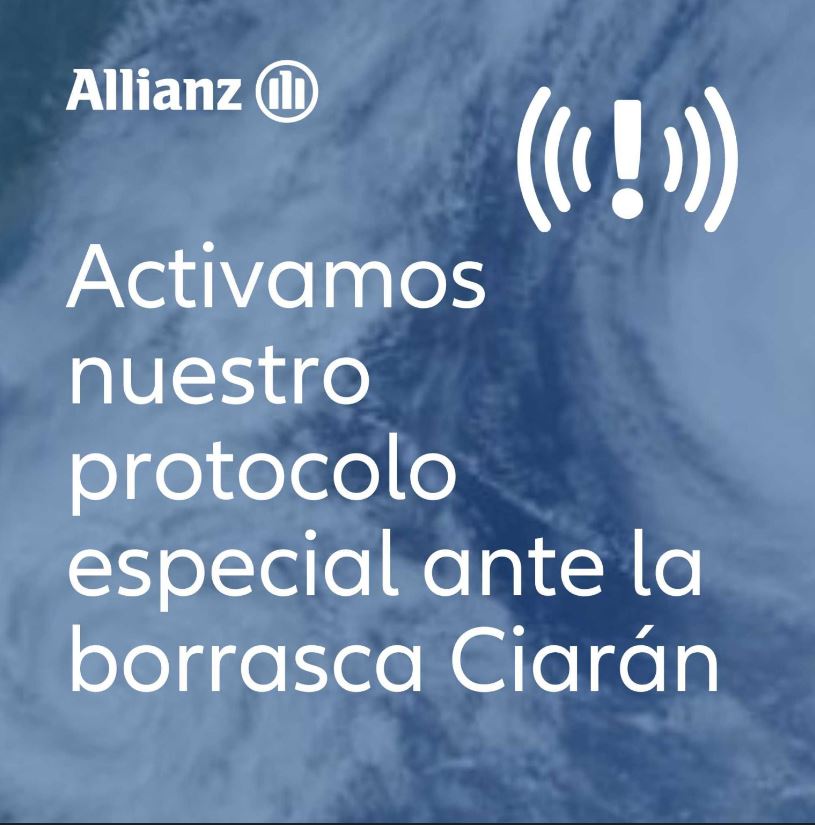 Allianz_es's tweet image. #ProtocoloEspecial en 47 provincias españolas #BorrascaCiaran⚡En plena ciclogénesis explosiva, rachas huracanadas, lluvias generales y temporal marítimo, ¡estamos actuando!⚡
☔ Teléfono gratuito para gestiones durante sucesos meteorológicos: 900101920. 
 #AllianzEspaña #4all