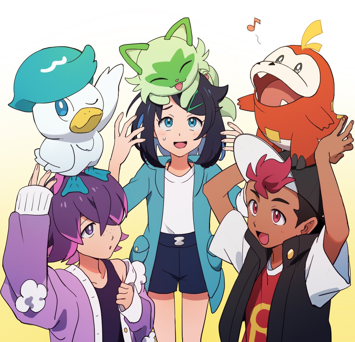 「リコロイドットと相棒ポケたち 」|あずきんのイラスト