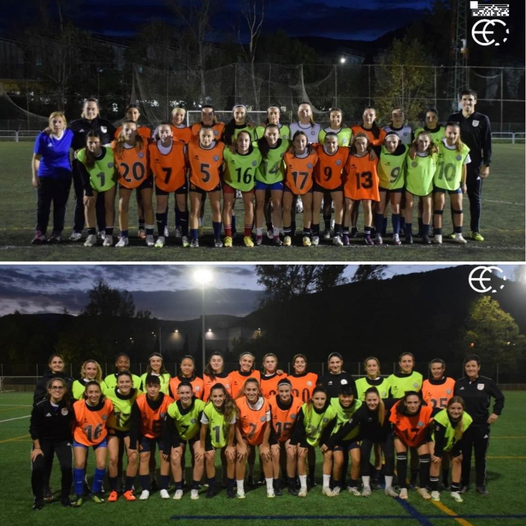 Nuestras jugadoras Alba del Hoyo sub 17 e izaro Rodríguez en sub 15, participaron en los.entrenamientos de la <a href="/EFF_FVF/">Euskadiko Futbol Federakundea - Federación Vasca</a> de esta semana pasada.
Zorionak!!!
💪💪