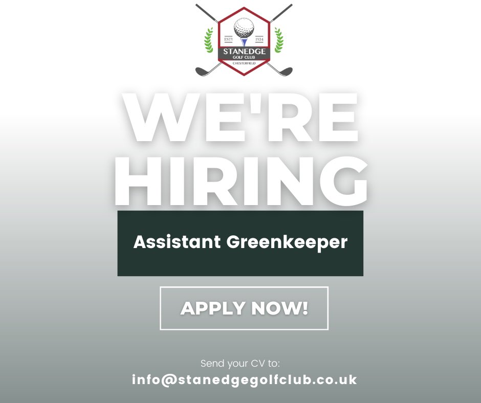 Do you want to be part of a well invested greenkeeping department at a forward thinking and progressive golf club? Click the link: uk.indeed.com/job/assistant-… @BIGGALtd @ThePGA @RandA @greenkeepingmag @Golfersknowbest @DesChes @golfshake @GolfJobs @GCImagazine @UKGolfClubs