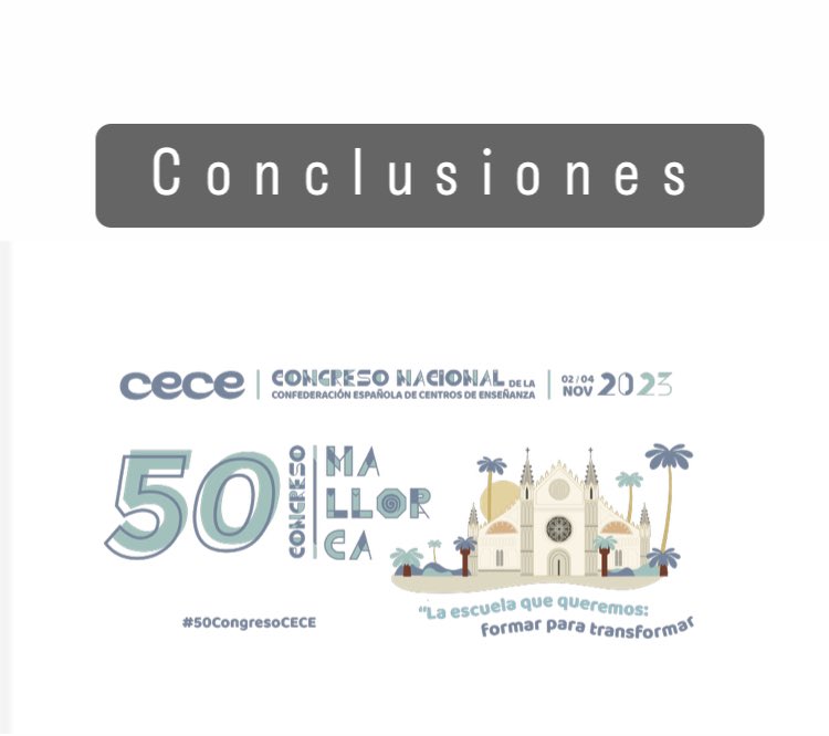 Conclusiones #50CongresoCECE