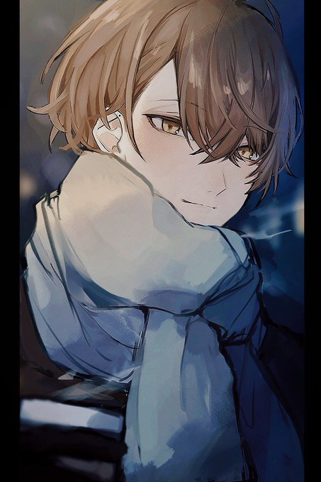 「1boy grey scarf」 illustration images(Latest)