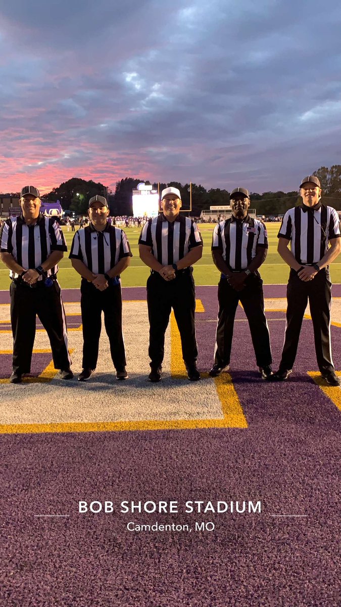 CFOA crew led by Blake McPheeters officiated the Camdenton vs Capital City district semifinal. <a href="/MSHSAAOrg/">MSHSAA</a> 

<a href="/CoachAckman/">Chris Ackman</a> 
Ramon Hernandez
<a href="/BlakeMcTweeters/">Blake McPheeters 🇺🇸</a> 
Payton Matthews
<a href="/a1dan_h3/">Aidan</a>