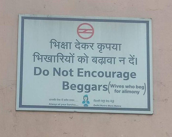 ShoneeKapoor's tweet photo. I repeat never encourage a #beggar

#alimony #maintenance https://t.co/CUpMn7T4tk