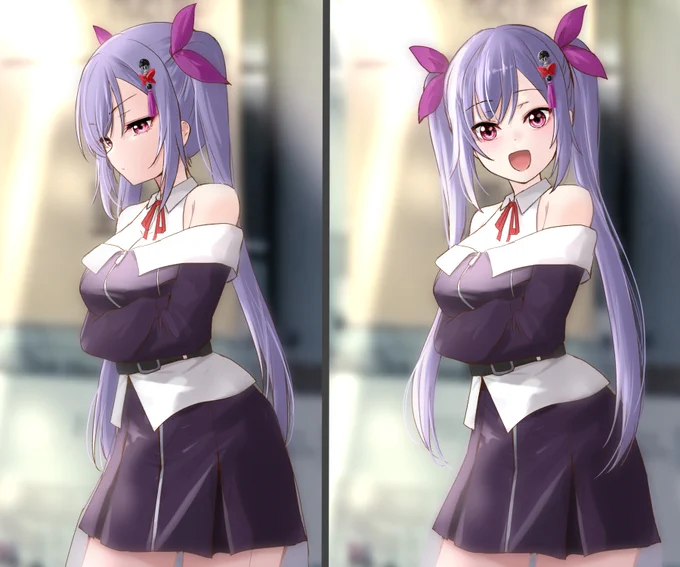 美岳様とデートの時だけ見せる表情 ←Wait She Come→ #アサルトリリィ_FA