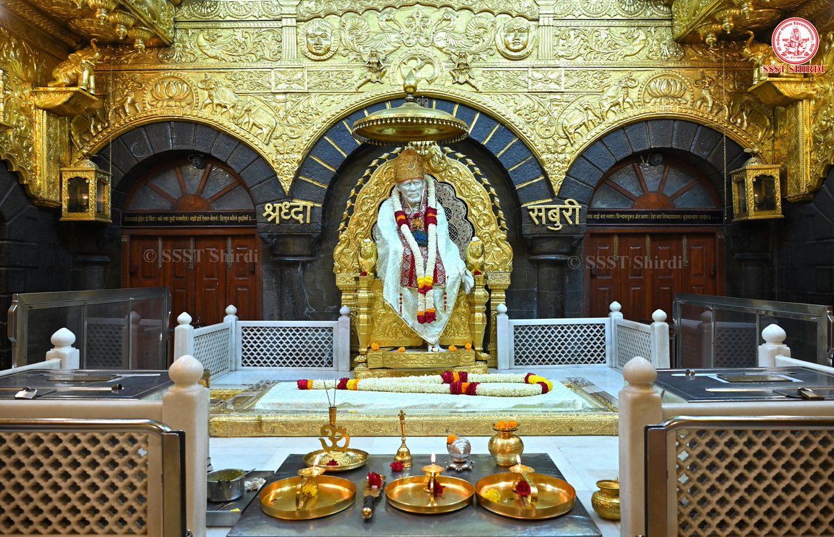 SSSTShirdi's tweet photo. *!! ॐ साई राम !!*
*श्री साईबाबा संस्थान विश्वस्त व्यवस्था,शिर्डी*
*!! ॐ Sai Ram !!*
*Shri Saibaba Sansthan Trust, Shirdi*
≈≈≈≈≈≈≈≈≈≈≈≈≈≈≈≈≈ *आरती :-धुपारती* 
*शनिवार ०४ नोव्हेंबर २०२३*     
*Aarti :-Dhooparti*
*Saturday 04 November 2023* https://t.co/SozmubzJGH