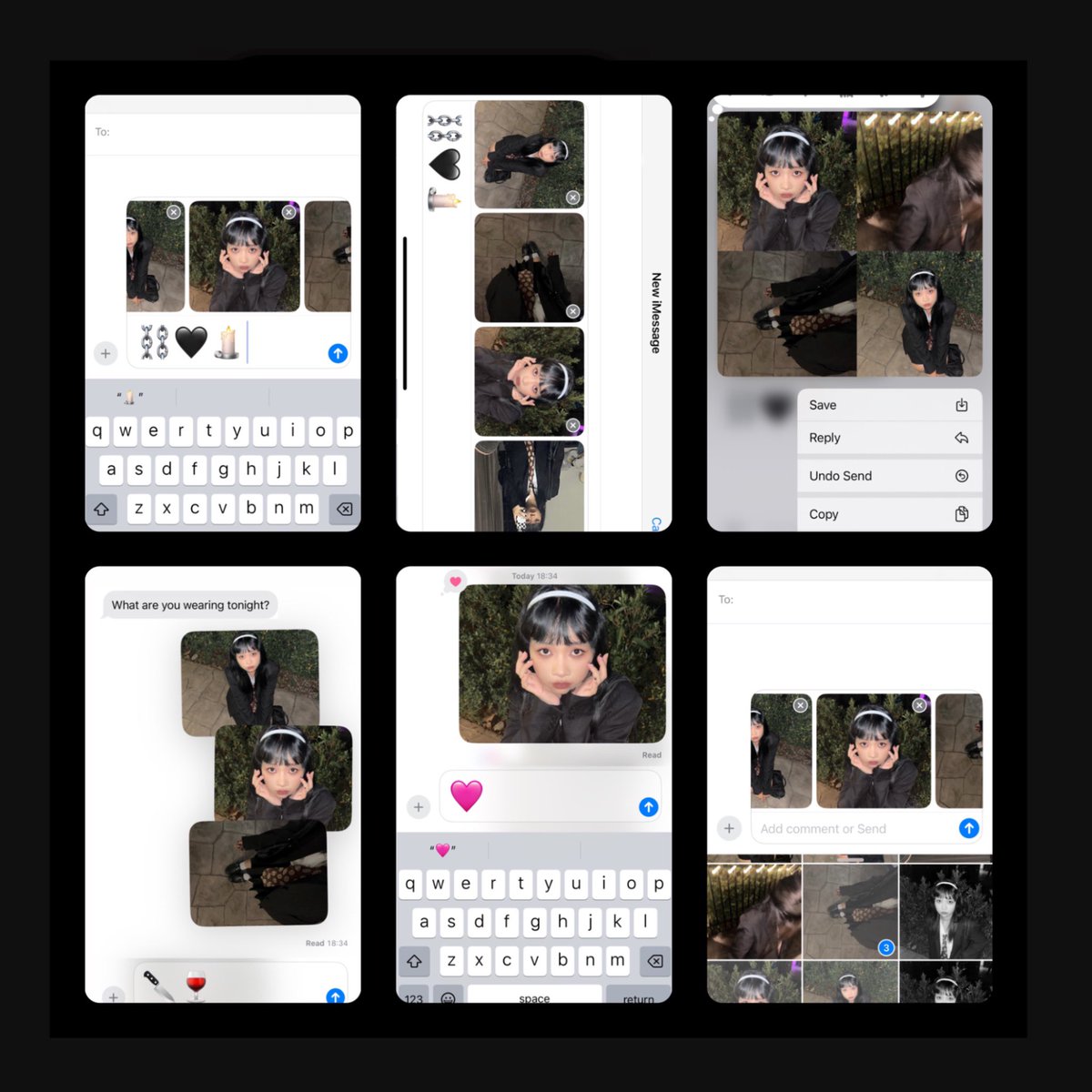 Instagram story ideas📱💭
ทั้งหมดเป็นแบบที่แคปมาจาก iMessage ของ iOS นะคะ เป็นวิธีที่ง่ายมากๆไม่ต้องแต่งอะไรเพิ่มเลย รูปที่ได้ก็มีความเรียบและเท่ด้วย ไอเดียทั้งหมดสามารถจะลงเป็นสตอรี่หรือโพสต์ภาพลงหน้าไอจีก็ได้เลยยย 🫶🏻💭📱