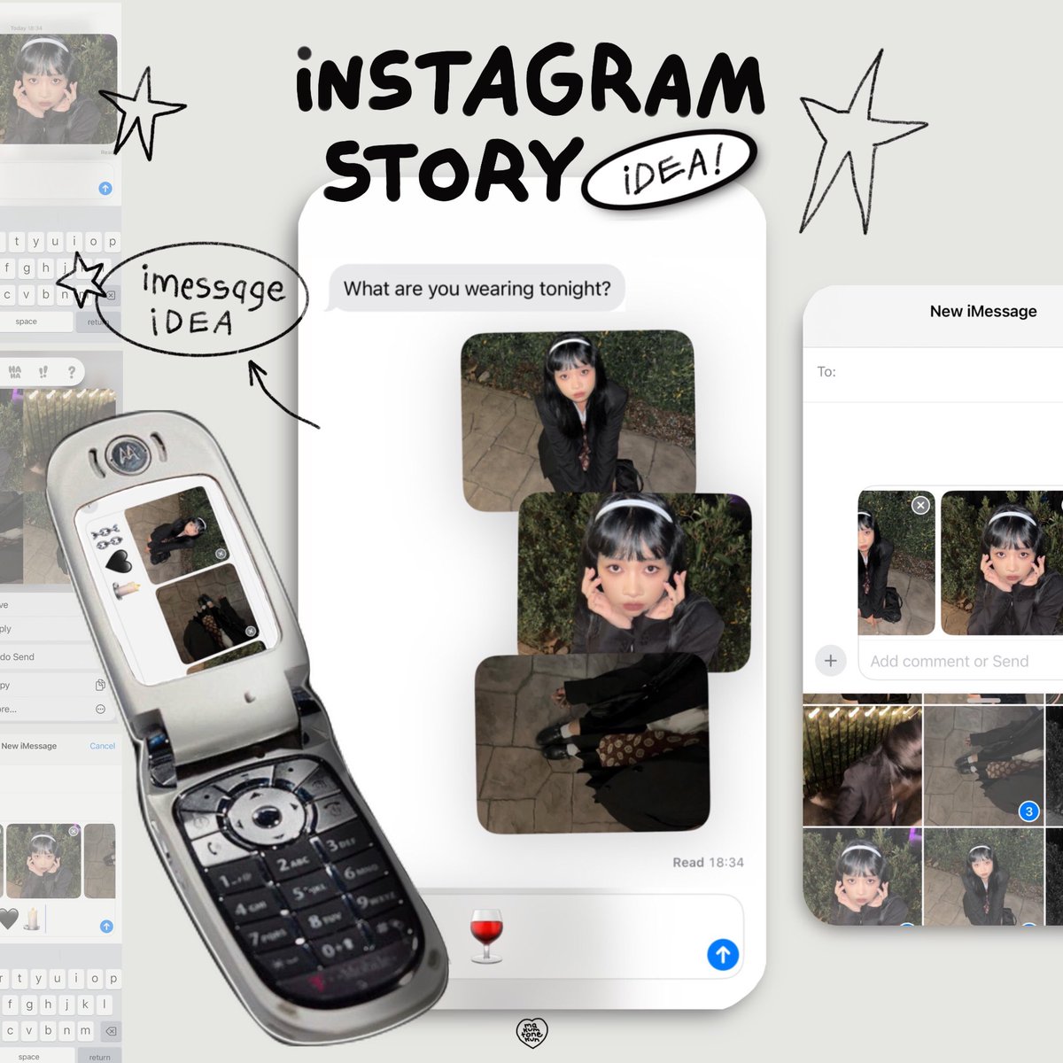 makumtonekun_'s tweet photo. Instagram story ideas📱💭
ทั้งหมดเป็นแบบที่แคปมาจาก iMessage ของ iOS นะคะ เป็นวิธีที่ง่ายมากๆไม่ต้องแต่งอะไรเพิ่มเลย รูปที่ได้ก็มีความเรียบและเท่ด้วย ไอเดียทั้งหมดสามารถจะลงเป็นสตอรี่หรือโพสต์ภาพลงหน้าไอจีก็ได้เลยยย 🫶🏻💭📱 https://t.co/fMwIjEYX9b