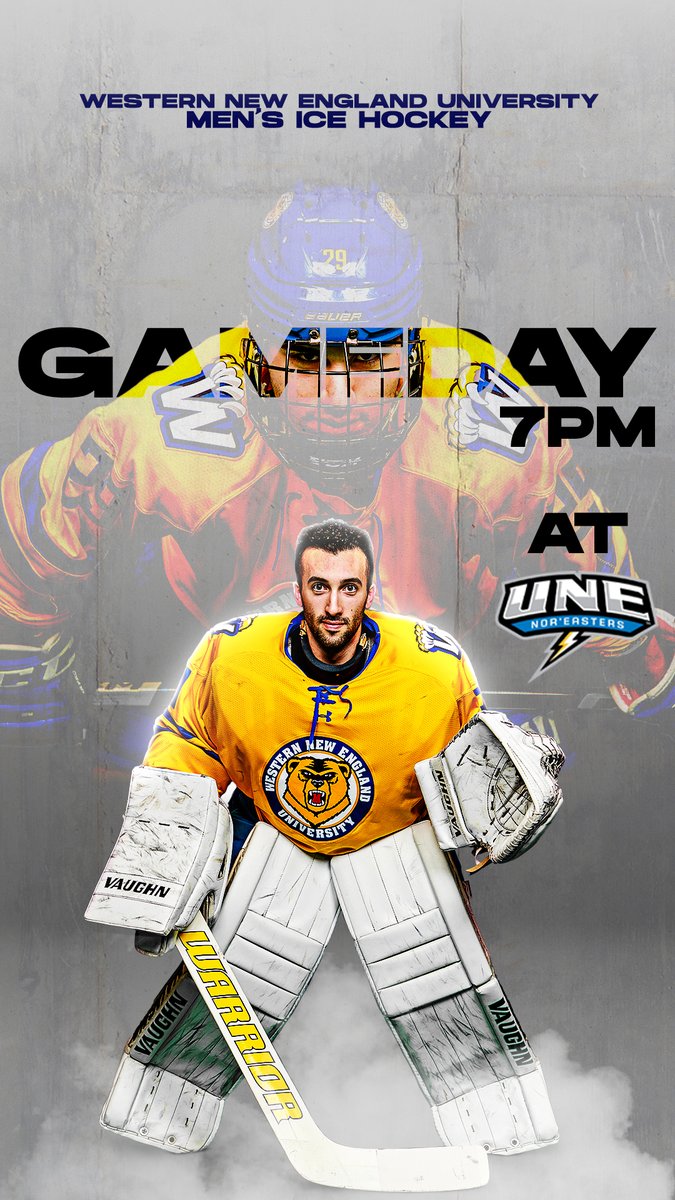 WNE_GoldenBears's tweet image. @WNEU_MIH @ UNE - 7:00 PM

@WNEWomensHockey vs. UNE - 7:00 PM 

Watch and follow all of today's action ➡️ wnegoldenbears.com/calendar

#PaintItGold 🏒