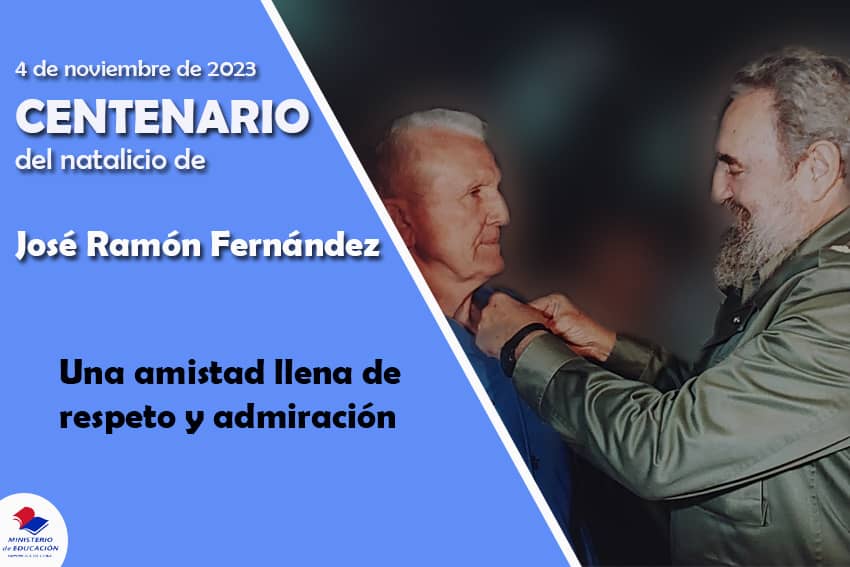 Toda una vida dedicada a la educación. Centenario del natalicio de José Ramón Fernández. <a href="/CubaMined/">MINED</a> <a href="/Eugeniocuban/">Eugênio cuban</a> <a href="/GladysArtemisa/">Gladys Martínez Verdecia</a> <a href="/GobiernoArt/">Gobierno Provincial de Artemisa</a> <a href="/RicardoArtemisa/">Ricardo Concepción Rodríguez</a> <a href="/EduArtemisa/">DPEArtemisa</a>