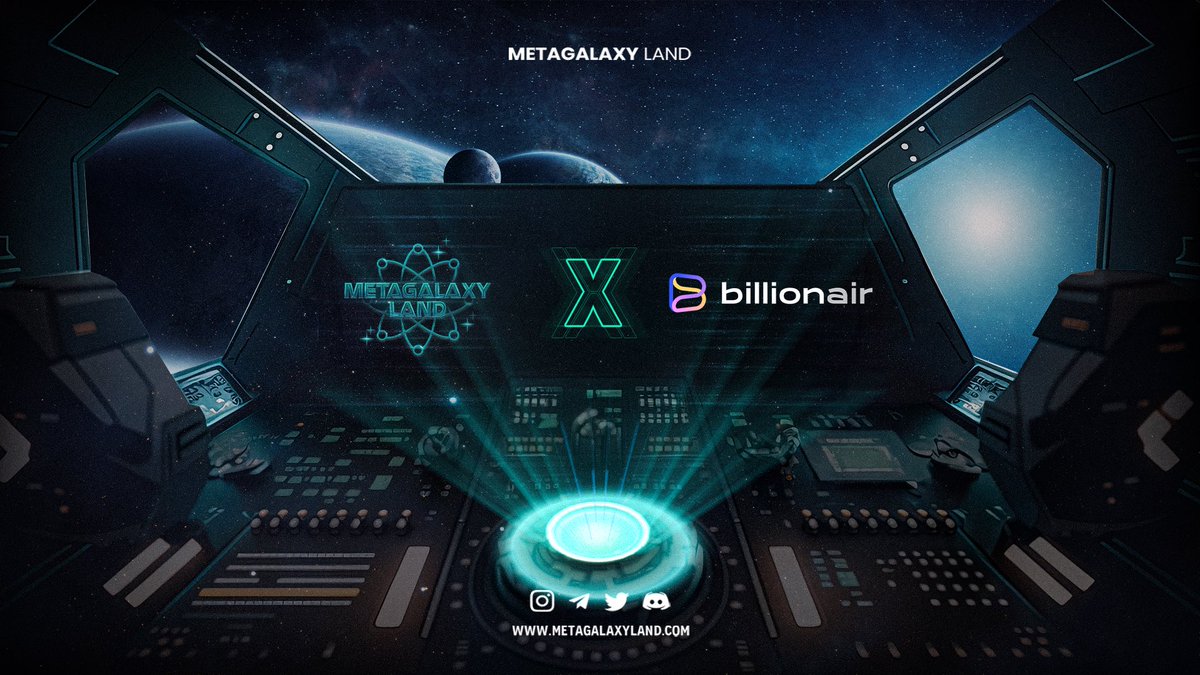 SuccessTipsAI's tweet photo. 🥏 @Billionair_app forms a partnership with @Metagalaxyland
🥏 #METAGALAXYLAND provides pleasure of a crips - ease - limitless metaverse experience & a #Play2Eaeb gaming platform. Always desire beyond borders & enjoy the infinity with #MetagalaxyLand.
🔽VISIT
https://t.co/Tojp5V1WEL
#P2ESpace