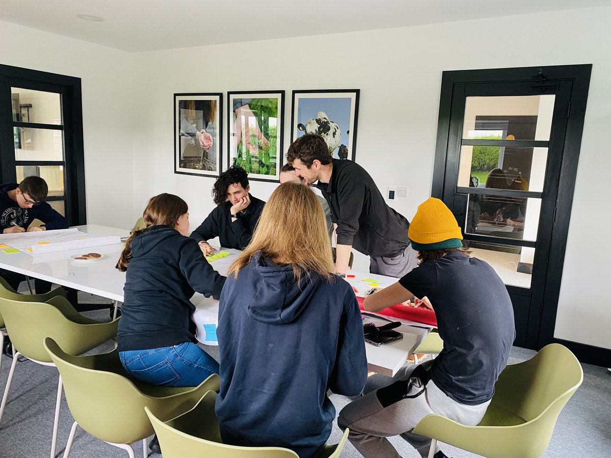 biOrbic_centre's tweet photo. The #GenerationGlas crew are down at #FarmZeroC today workshopping ideas for our first round of events about #Sustainability. Looking forward to the farm tour later! ππ https://t.co/7g7V0g5x30