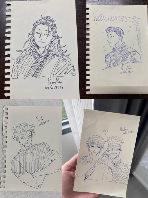 สึเคะบุที่วาดแถมไปกับโปสการ์ดค่ะ เขิรๆ มีน้อย(เพราะวาดไม่ทัน)ไว้คราวหน้าแจกอีก🤣