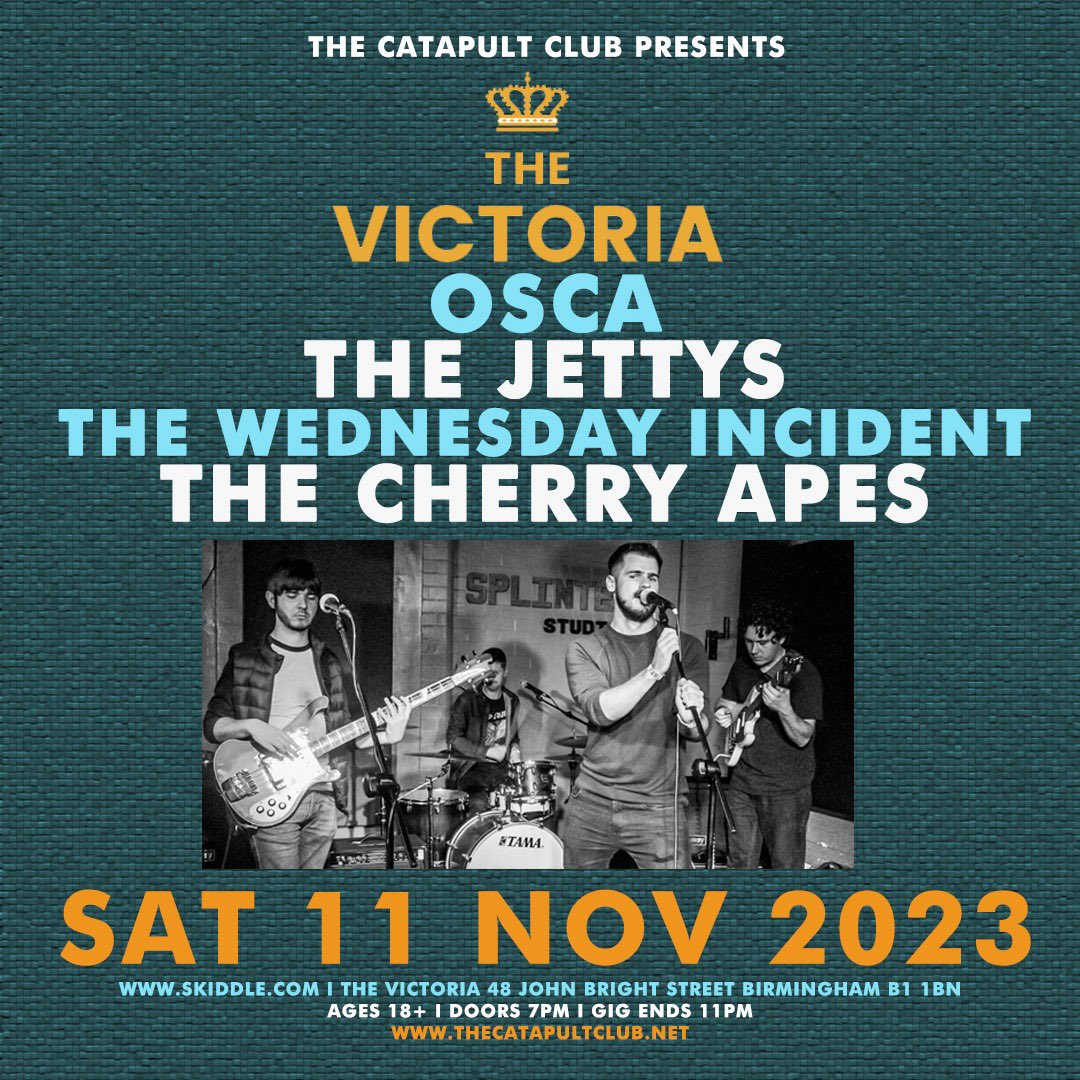 Slight change to the lineup but still buzzing to rock n roll next Saturday. Tickets still available in bio ❤️