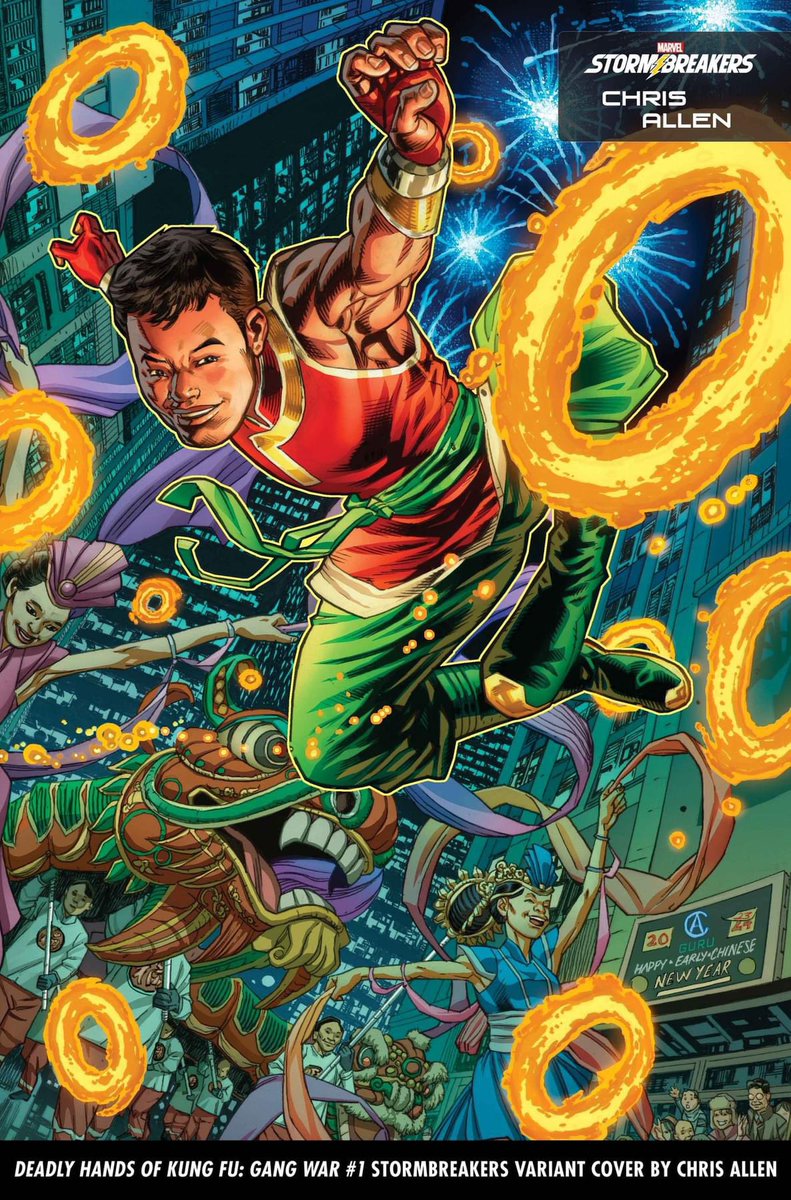 deadlykungfupod's tweet photo. The Stormbreakers Variant Cover for #ShangChi #DeadlyHandsofKungFu Gang War #1. https://t.co/czjoFg09XT