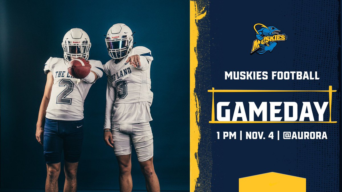The Muskies are finally back in action today as they head out to take on Aurora. Good luck guys! #gameday