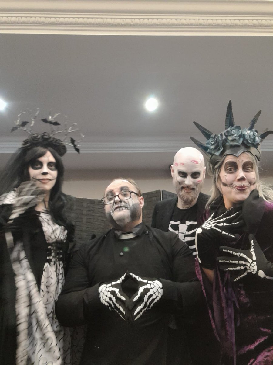 The Walking Theatre Company (@twtc) on Twitter photo Last night we were spooking it out with The Skeleton Wedding, at the scarily wonderful Hilcroft Hotel! 👻
Thank you to a fab audience, to the great venue and to big Al events! 💀✨
For Information and events visit:
thewalkingtheatrecompany.com 
#Trending #theatre #Halloween2023 Last night we were spooking it out with The Skeleton Wedding, at the scarily wonderful Hilcroft Hotel! 👻
Thank you to a fab audience, to the great venue and to big Al events! 💀✨
For Information and events visit:
thewalkingtheatrecompany.com 
#Trending #theatre #Halloween2023