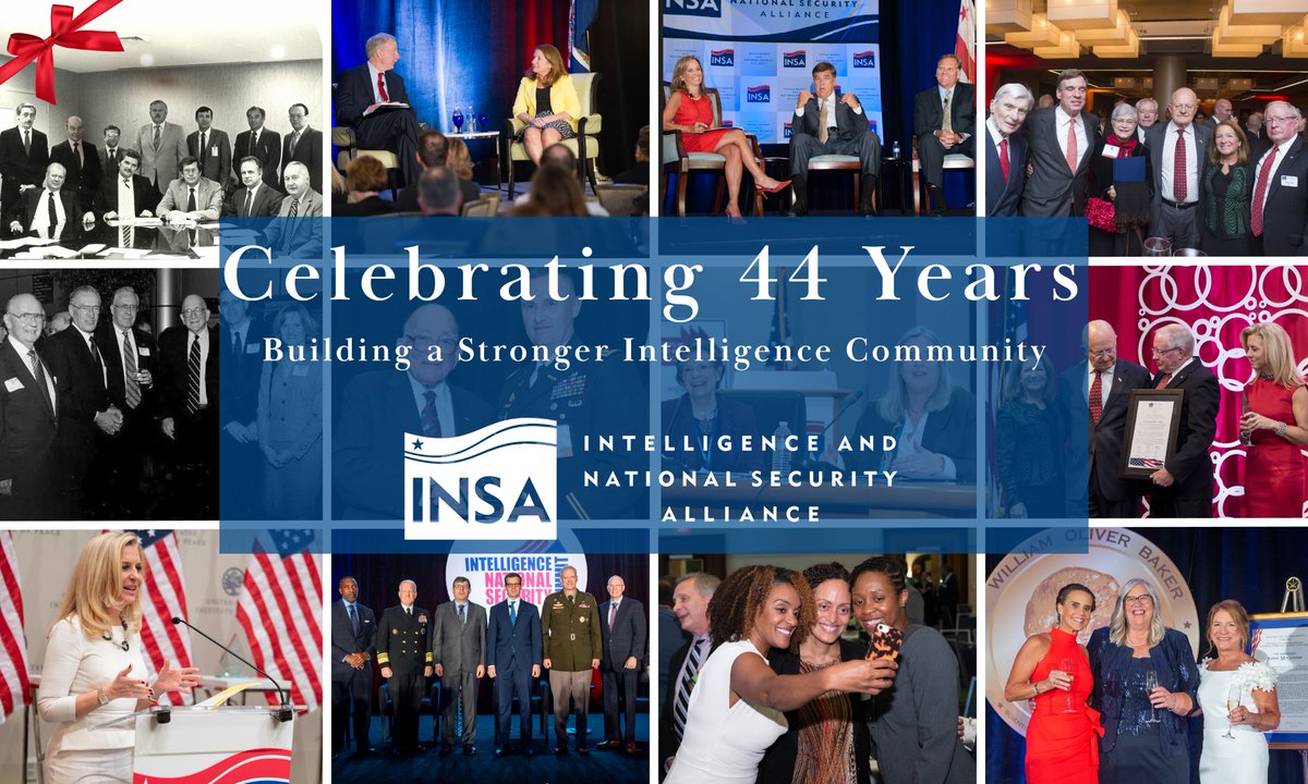 Today is the 44th birthday of the Intelligence and National Security Alliance! Since November 4, 1979, we've been working to build collaborative solutions to our nation’s most pressing intelligence and national security challenges. First as SASA (Security Affairs Support…