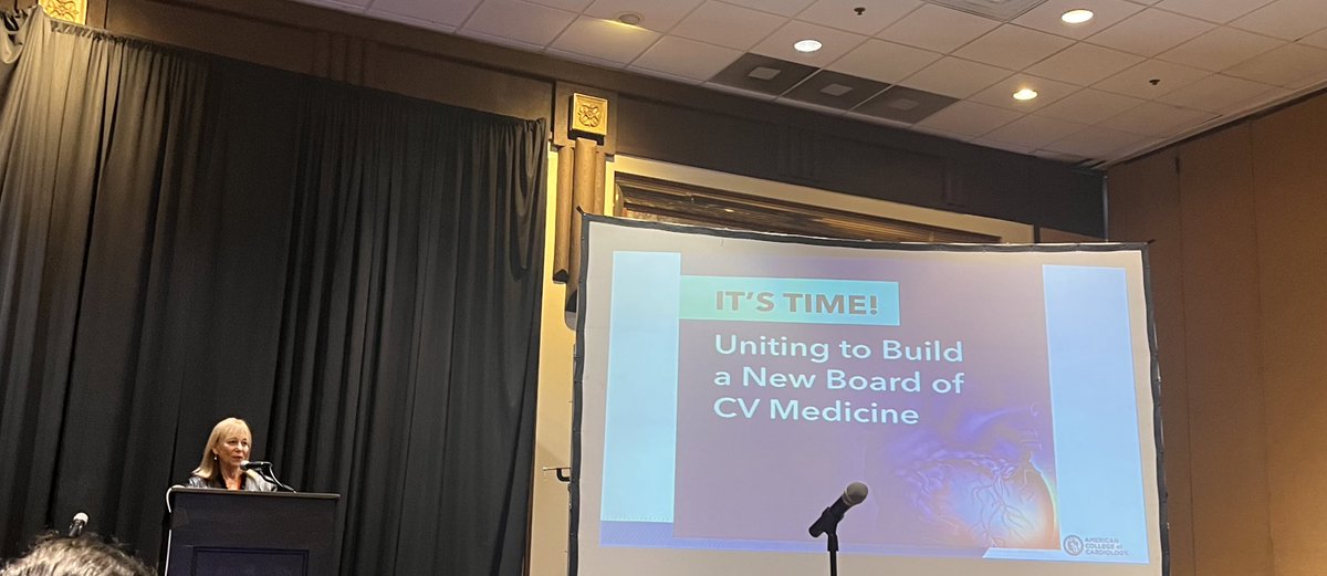 @MissouriACC @vtrivediMBBS @andykates @sandylewis @JeffKuvin Dr Hirai, Dr Soto introducing the new CV board at the Annual MO ACC meeting #MOACC23